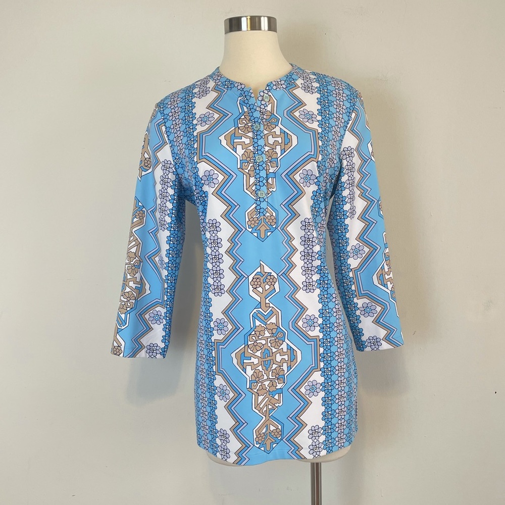 J. McLaughlin Biscanye Collar Tunic size L.